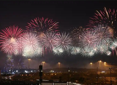 墨玉县焰火晚会